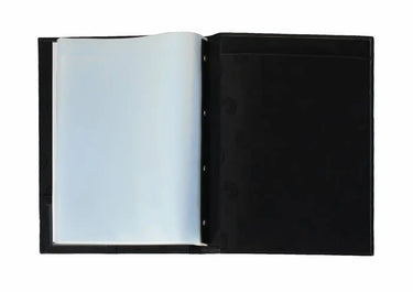 3200-A Lausanne Writing Folder Black - Leather